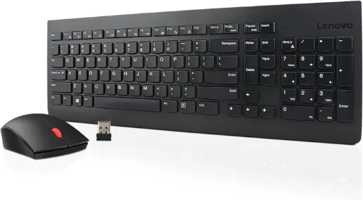 [Lenovo 510 Wireless Combo] Lenovo 510 Wireless Keyboard and Mouse Combo (Black) – English/Arabic