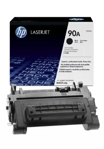 [CE390A Black] HP 90A Black Original Toner CE390A  حبر  اتش بي ليزر تونر رقم