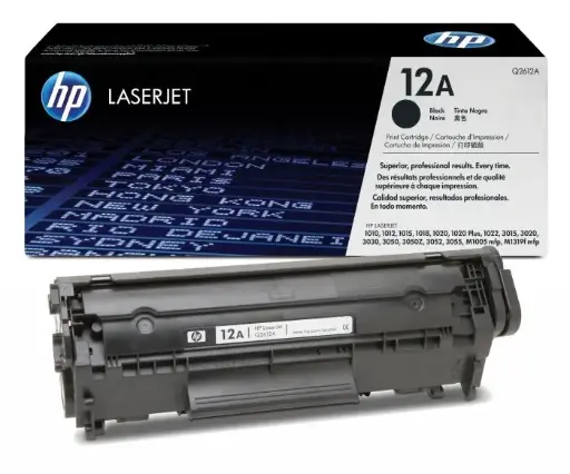 [Q2612A] HP 12A Black Original Toner Q2612A  