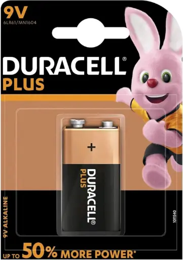 [DB9V] Duracell Battery 9V - 1 Pcs