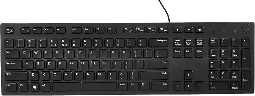 [Dell KB216 Keyboard] لوحة مفاتيح Dell KB216 السلكية بتوزيع لغتين (عربي/إنجليزي)