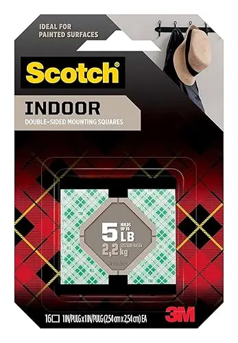 [3M 111 Tape] 3M Scotch Indoor 111Double-Sided Mounting Squares