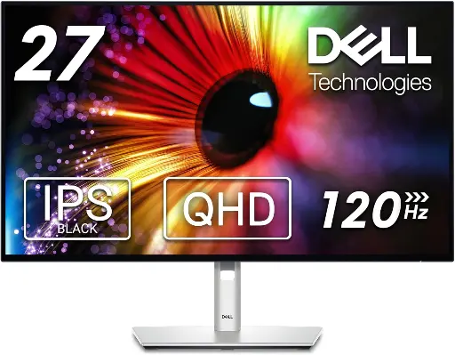 [U2724D] شاشه ديل U2724D مقاس 27 بوصة – QHD – احترافية للأعمال والتصميم (210BKVB)