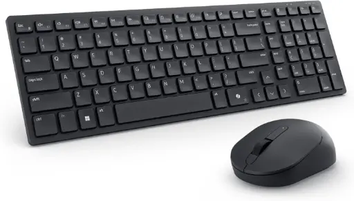 [KM555] Dell Pro Compact Silent Keyboard and Mouse – Arabic & English Typing – Bluetooth Supported (KM555)