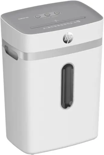 [Shredder 12CC] HP OneShred 12CC Shredder Security Level P-4 Cross Cut 12 Sheets 23L Bin White