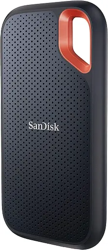 [SanDisk SSD 1TB] ذاكرة تخزين خارجي محمول سانديسك Extreme SSD سعة 1 تيرابايت – سرعة تصل إلى 1050 ميجابايت/ثانية