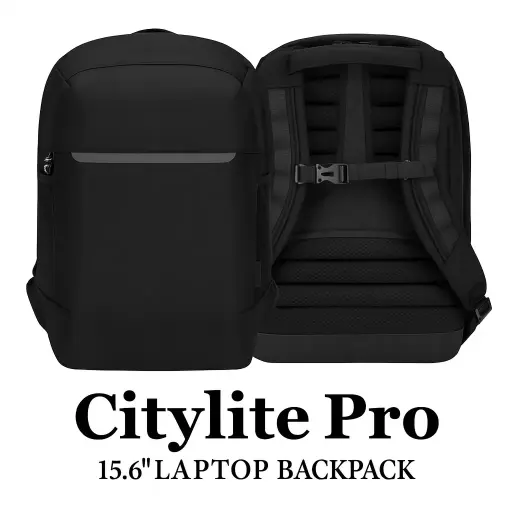 حقيبه ظهر Targus CityLite Pro Security للابتوب مقاس 15.6 بوصة – لون أسود