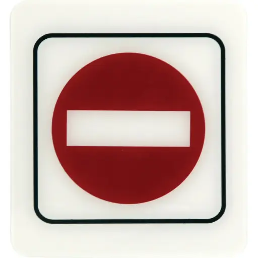 Deflecto Self-Adhesive Do Not Enter Sign -309196