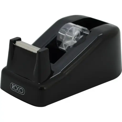 ROCO Desktop Tape Dispenser Black 1.00 Inch (21004)