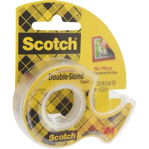 3M Scotch Double-Sided Transparent Tape – Roll (136B / 625186)
