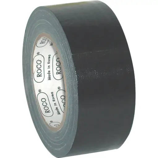 شطرطون لاصق قماش روكو  أسود 2 × 25 متر (20130BLK)